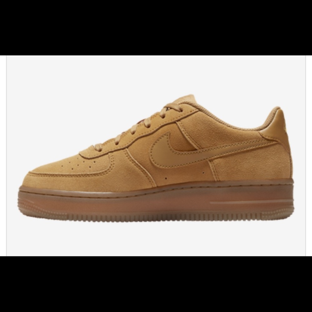 Tan Nike Air forces